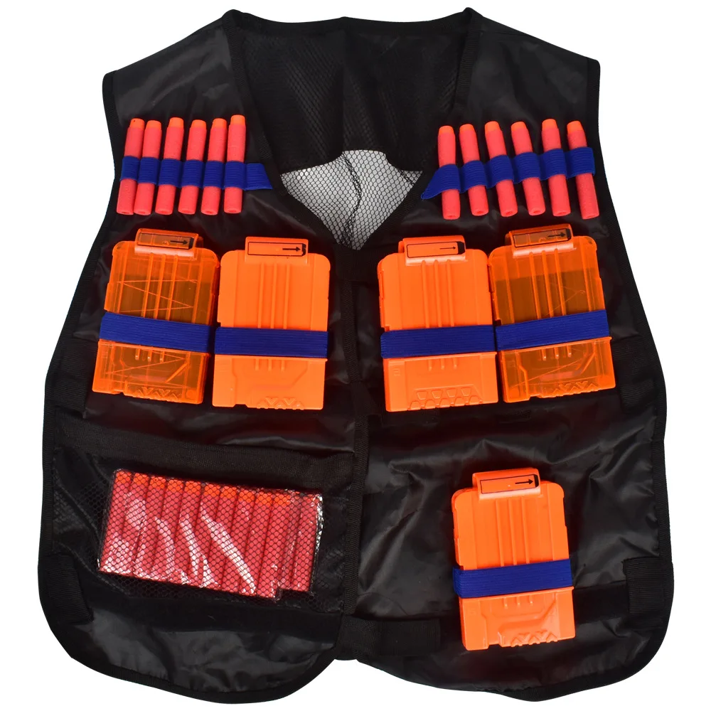 Детский тактический жилет Детская тонкая куртка тактическая для Nerf N-Strike элитная Серия обучающая игрушка Детские игрушки