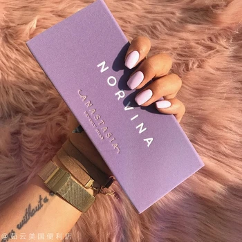 

Anastasia Beverly Hills ABH Norvina Eye Shadow Purple Pallete Of Eyeshadows Shimmer Eyeshadow Palette 14 colors