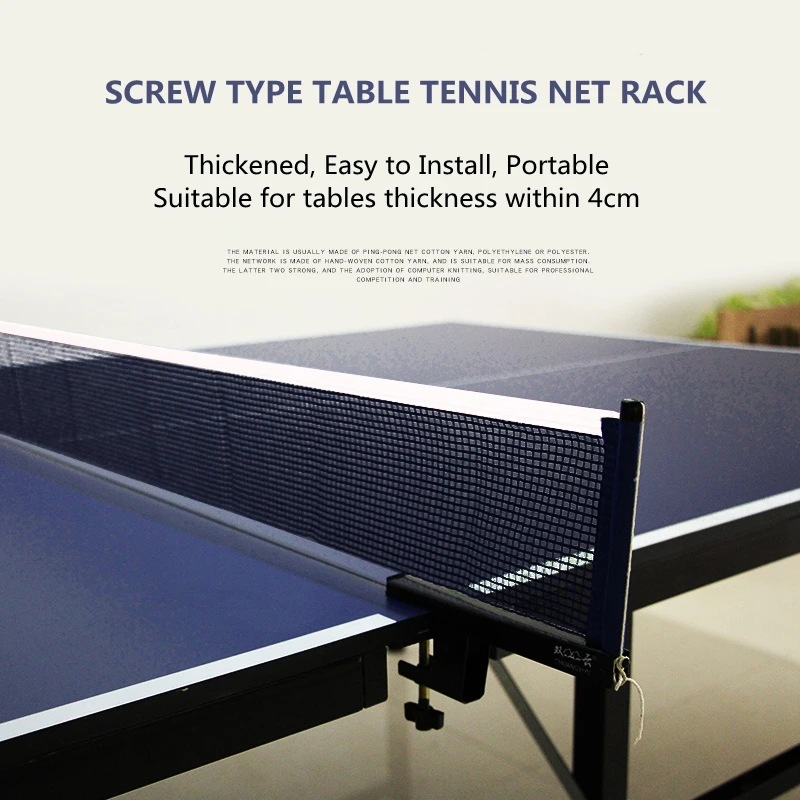 Portable Table Tennis Net Post Simple Small Pong Rack Table Tennis Accessor 
