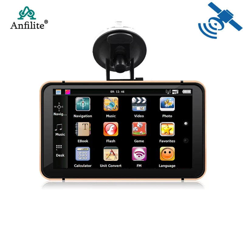 Автомобильный видеорегистратор Anfilite 7 дюймов с GPS навигацией FHD 1080P Android 512 Мб 8 Гб