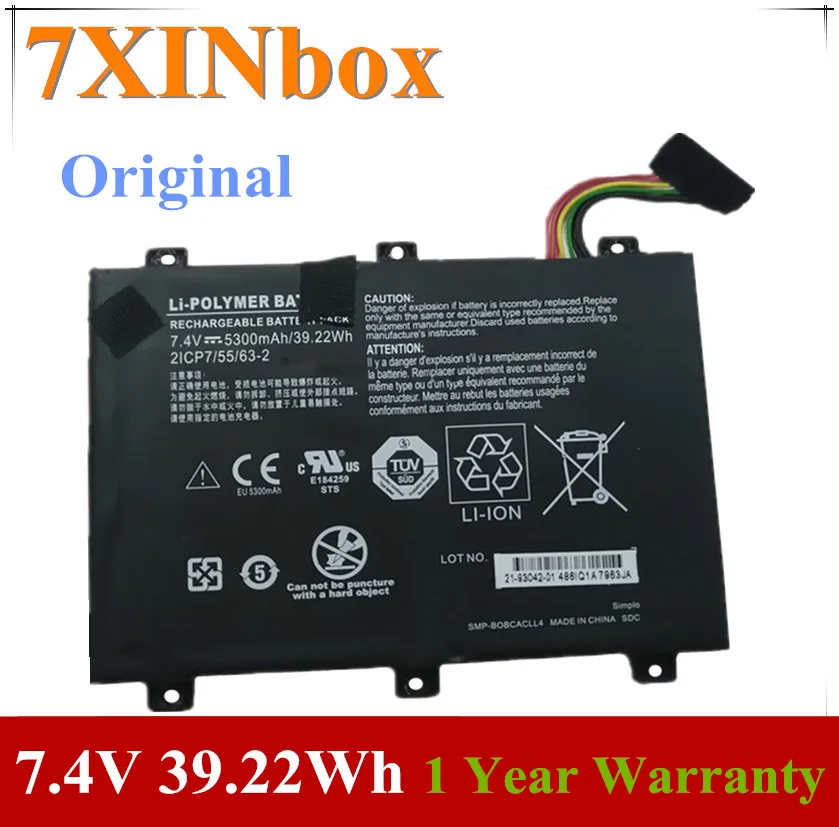 Аккумулятор для ноутбука xplore ix101B1 IX101B2 7 4 В 5300 мАч 93042 Вт-ч | Компьютеры и офис
