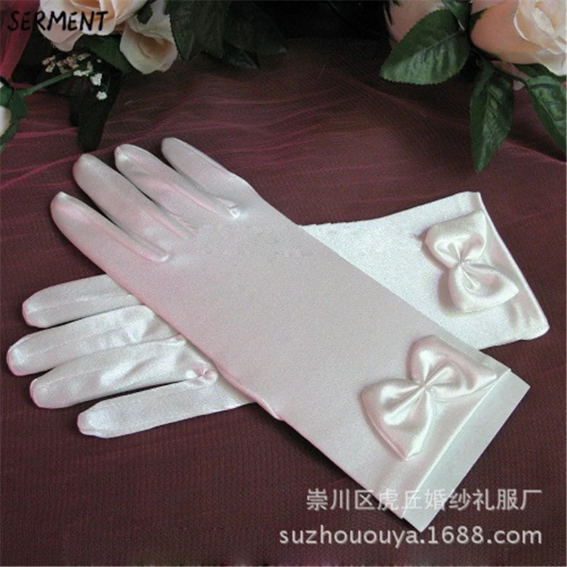 OLLYMURS Short Wedding Gloves Fingerless Bridal Gloves for Women Bride Red Lace Gloves Luva De Noiva Wedding Accessorie