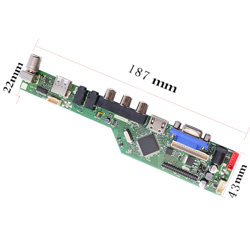 AAAE Top T.Rd8503.03 Skr.03 8501 Универсальный ЖК ТВ контроллер драйвер платы ТВ/ПК/Vga/Hdmi/Usb