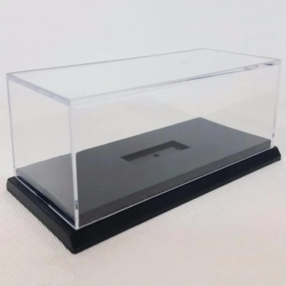 Mini vitrine en acrylique pour figurines, boîte transparente Dust