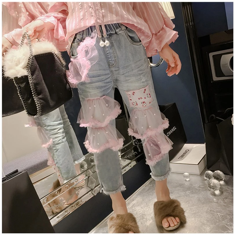 baby girl ripped jeans