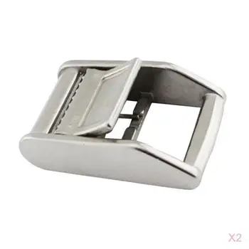 

2 Pieces 25mm 1" Roof Rack Cam Buckle Lashing Tie Down Strap Buckle