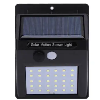 

30/40 LED Lamp Solar Garland Power Lamp PIR Motion Sensor Wall Light Outdoor Solar Lighting Waterproof Energy Garden Light