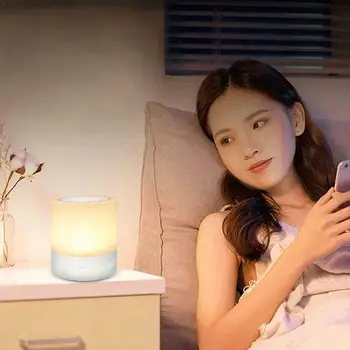 

Led Atmosphere Night Light Control Induction Dimming Smart Color Lamp Light Charging Dimming Bedside Adjustable Y7P4