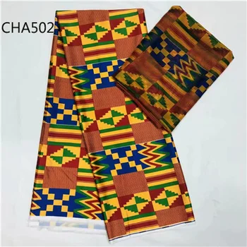 

newest quality 2yards chiffon with 4yards silk lady dress material Soft african ankara pattern dashiki nigerian digital printed