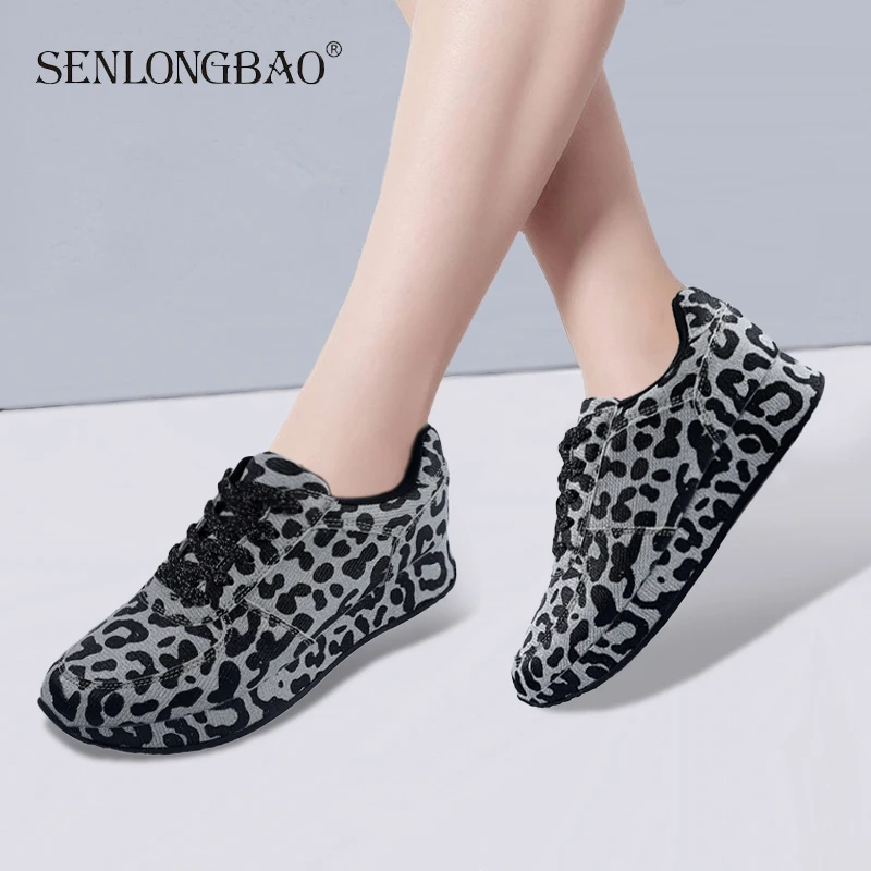 

Spring Autumn Sexy Leopard Print Women Sneakers Non-slip Casual Women Shoes New Women Zapatos De Mujer Breathable Flats Sapato