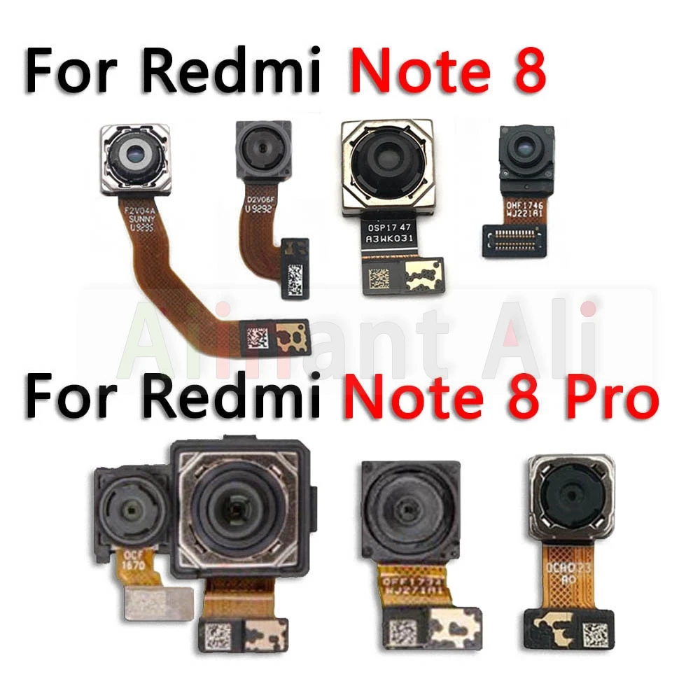 Aiinant Kamera für Xiaomi Redmi Note 8 8a Note8 Pro plus kleine vordere Makro Tiefe breite Haupt große Rückseite hinten Kamera Flex kabel
