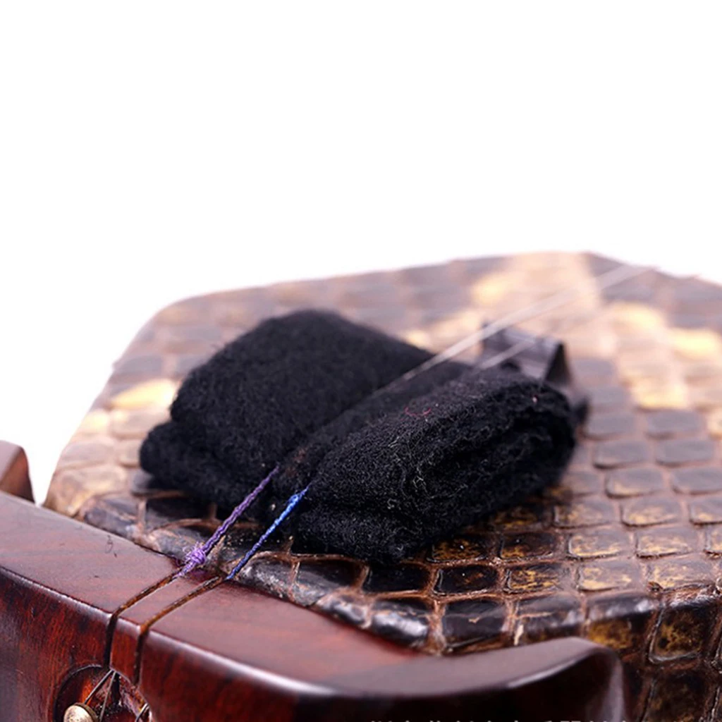 2pcs Erhu Silencer Pads Silencing Practice Mats Chinese Erhu Parts