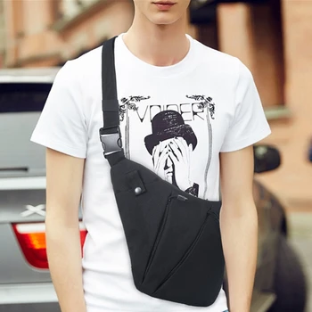 

Outdoor Tactical Storage Diagonal Bag Men Anti-theft Chest Package Portable Sports Phone Headset Certificate Organize Pouch Item