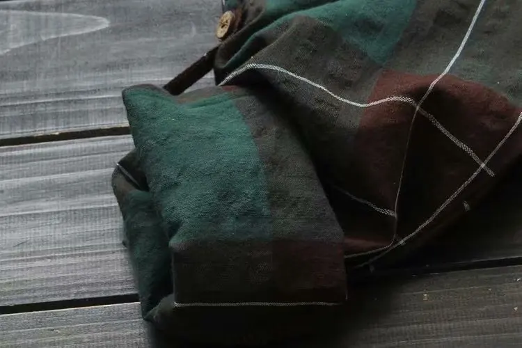 Vintagel/женская рубашка в клетку,, длинный рукав, хлопок, лен, женский кардиган с отложным воротником, Mori Girl, модная блузка, YoYiKamomo