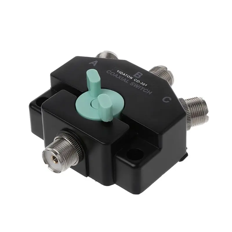 CX 310 C0 301 Heavy Duty Wideband 3 Way Adapter Coaxial Switches with Connectors Electronic Accessories 4