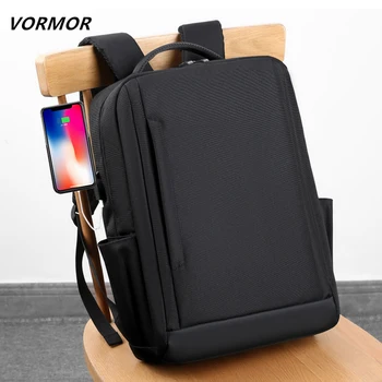 

VORMOR 14 inch Laptop Backpack Men USB Charging Travel Backpack School Bag For Women