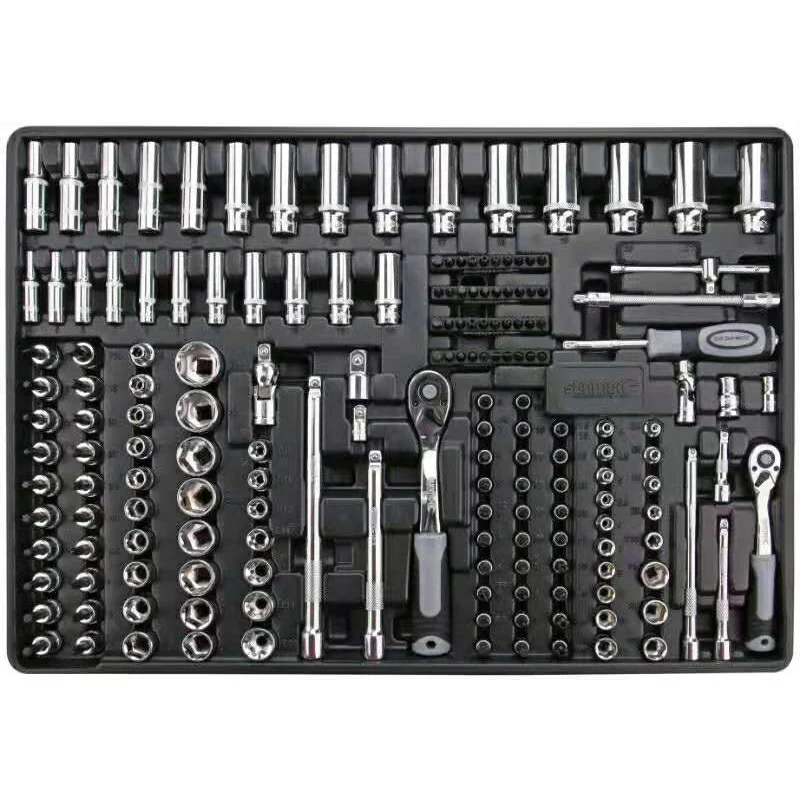 137pcs 1/4" 3/8" 1/2" Socket with Wrench Tools Set