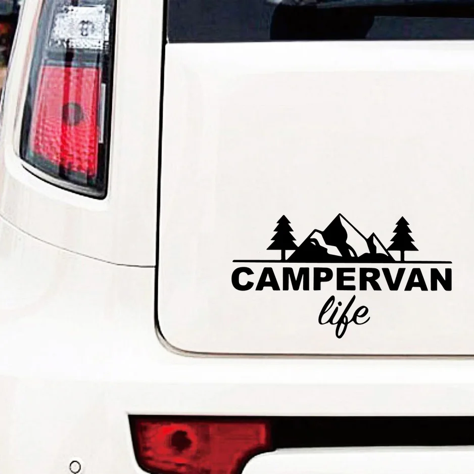 10 Kinds Of Japanese Car Sticker Funny Wrap Vinyl  Art Text Mountains Cars Stickers to cover scratches Car-styling Accessories