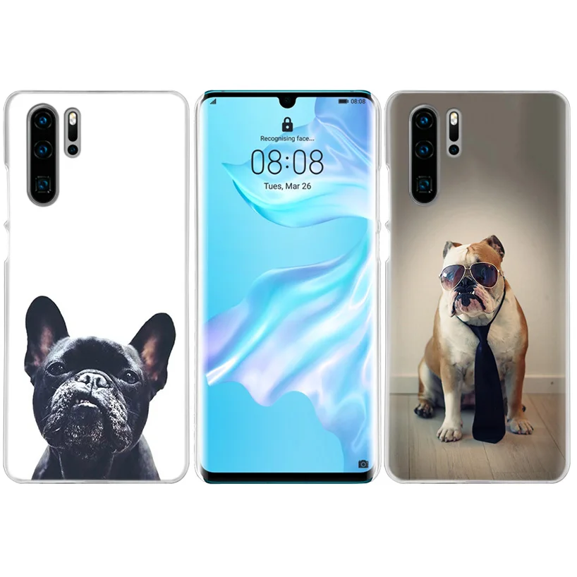 Французский бульдог чехол для huawei mate 30 20 10 P20 P30 Lite Pro P Smart Y9 Prime Honor 8A 8X 10i PC Чехлы для телефона