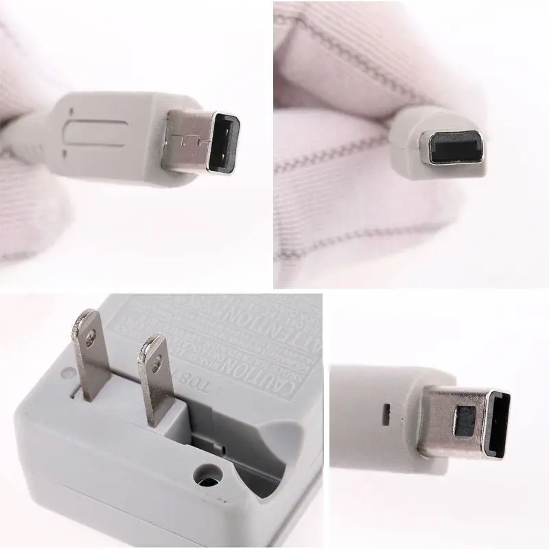 DHL 100 шт США 3 DSXL/LL-DSiXL 3DS NDSi DSi LL/XL шнур зарядного устройства для nintendo Wall power Home Adapter(Размер: один размер