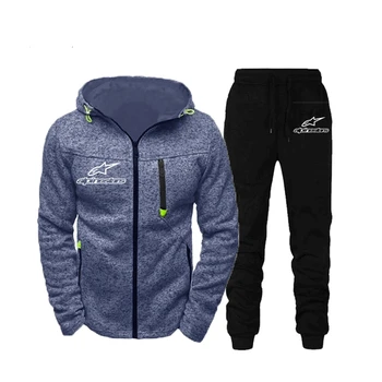 

2020Sweatshirt Men's Suit Running Fitness Sportswear Casual Men's Hoodie + Pants Jogging Sports Set Men's Set