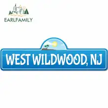 ^#Cheap EARLFAMILY 13cm x 4.2cm for West Wildwood New Jersey Beach Street Sign Car Stickers Vinyl Trunk RV VAN 3D JDM Car Accessories ^#Cheap EARLFAMILY 13cm x 4.2cm for West Wildwood New Jersey Beach Street Sign Car Stickers Vinyl Trunk RV VAN 3D JDM Car Accessories