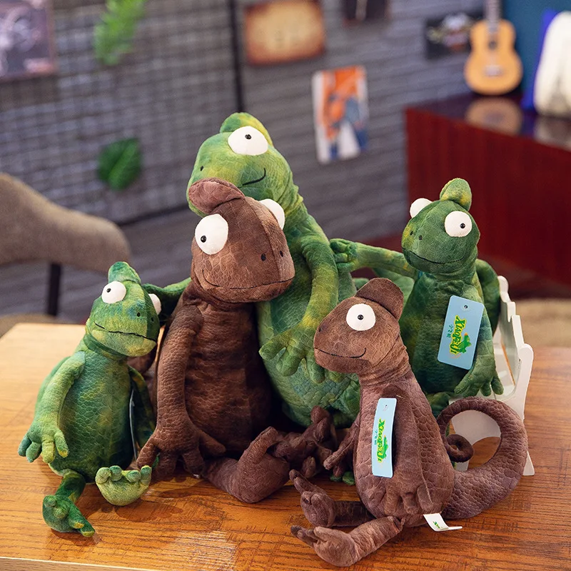 

2020 New Arrival 30CM Cartoon Lizard Doll Plush Toy Personality Chameleon Creative Funny Doll For Children Gift