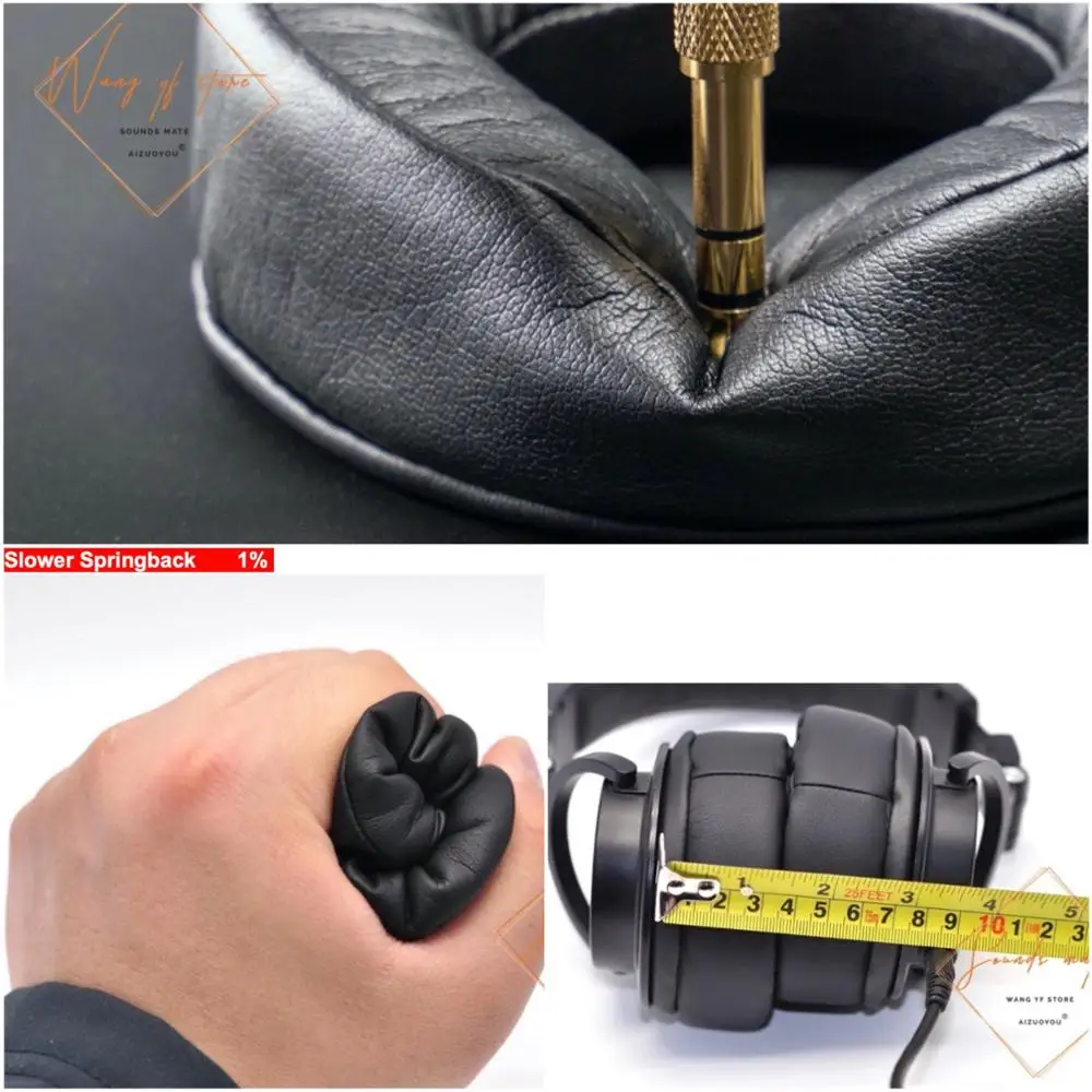 

Super Thick Soft Memory Foam Ear Pads Cushion For Beyerdynamic Custom One Pro Headphone Perfect Quality, Not Cheap Version