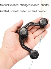 Knotter gt nó fg nó pr nó rápido líder linha linha de carbono pe linha cabo organizador isca linha