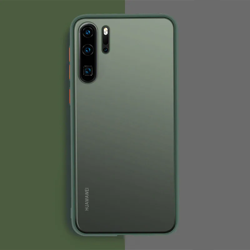 

Luxury Transparent Matte Case For Huawei P30 Pro P20 Lite Hybrid Shockproof Silicon Phone Cover for Huawei P20 Pro P30 Lite Case