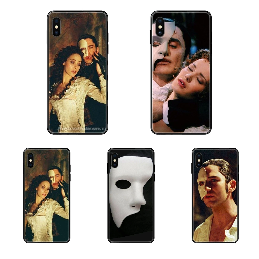 Incible для iPhone 11 12 Pro 5 5S SE 5C 6 6S 7 8 X 10 XR XS Plus Max &quotПризрак оперы&quot черный за счет складки