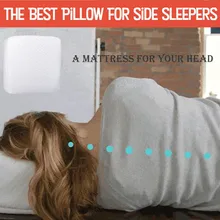 Новая подушка, предназначенная для защиты головы позвоночника, мягкая подушка-кубик, Подушечка для прокалывания головы, уменьшает кислотный рефлюкс, восстанавливающий способность