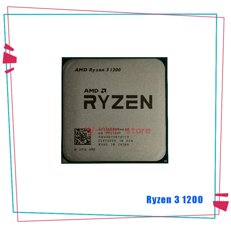 

AMD Ryzen 3 1200 R3 1200 3.1 GHz Quad-Core Quad-Thread CPU Processor YD1200BBM4KAE Socket AM4