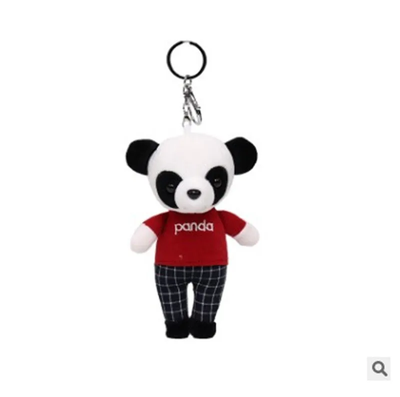 Новое поступление Панда плюшевая игрушечная Панда Мягкая кукла Panddent брелок Панда игрушка Рождественский подарок на год 12 шт./лот