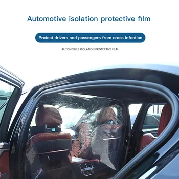 

Car Taxi Isolation Film Anti Droplets Proof Isolation Screen PVC Protection Film Curtain For Uber Taxi Driver PE Isolation Film