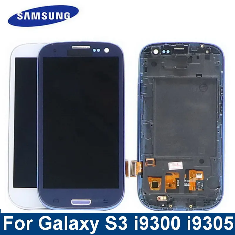 ЖК дисплей S3 TFT 4 8 дюйма для Samsung Galaxy i9300 i9301 i9301i9305 с сенсорным экраном и