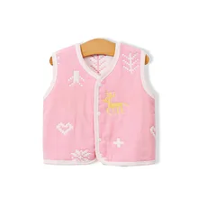 Жилет для малышей; осенне-зимний жилет для младенцев; теплый жилет без рукавов для малышей; толстовка для кормления новорожденных; импортные товары