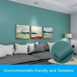 Adhesive Wallpaper Waterproof for Background wall Bedroom Living Room  PVC Easy to Use