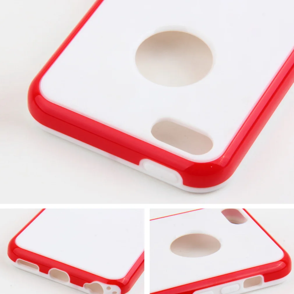 PC Рамка Белый Матовый ТПУ задний защитный чехол Обложка кожа для iphone 5C