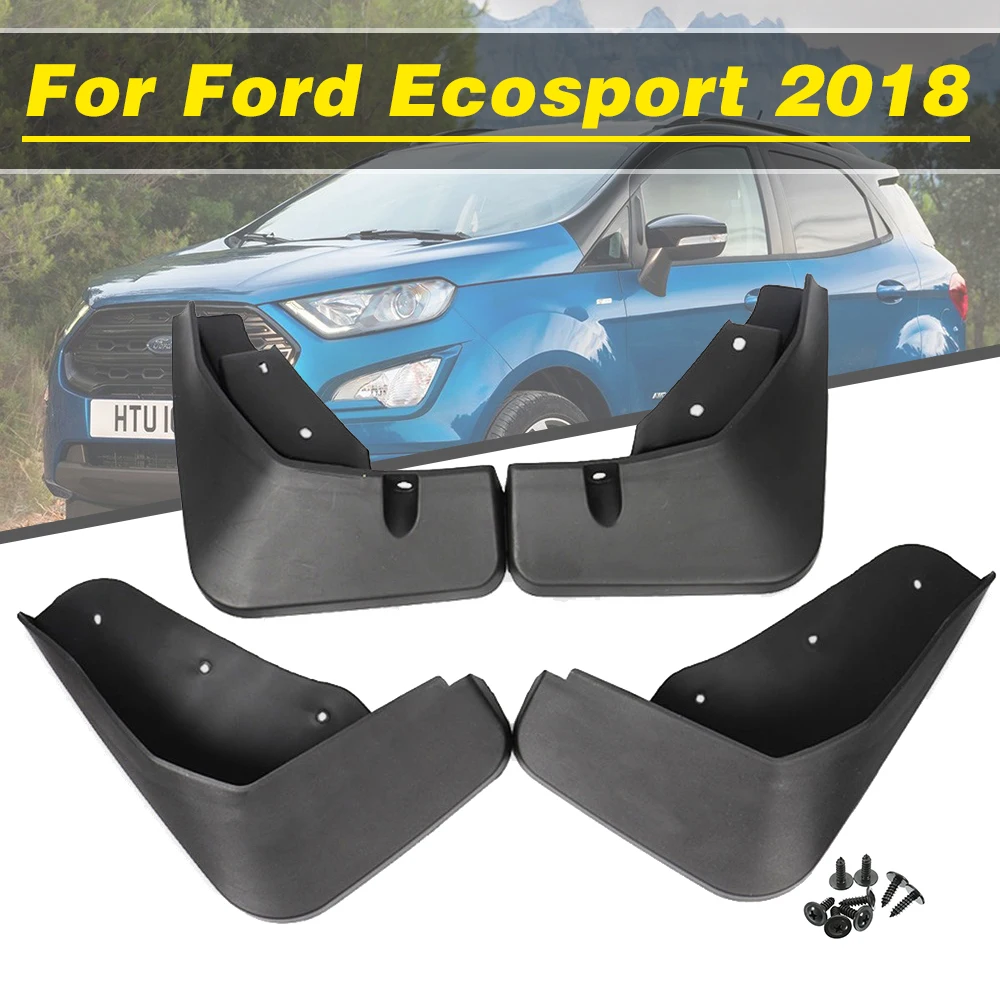 4 шт. для Ford Ecosport аксессуары Брызговики автомобильные передние задние брызговики Брызговики крыло вспышки