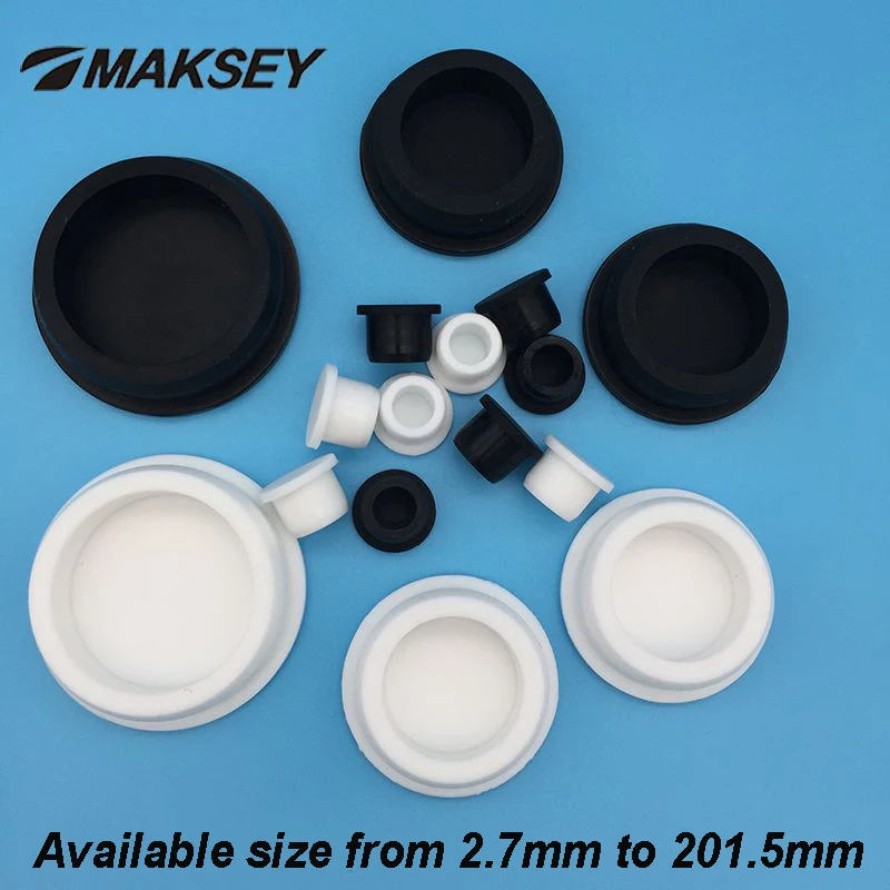 MAKSEY силиконовый резиновый маскирующий чехол для порошкового покрытия, покрытие для покраски, размер крышки от 2,7 до 201,5 мм, устойчив к высоким температурам