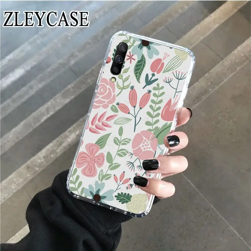 Summer tropical  Palm Leaf Banana Leaf Flowers