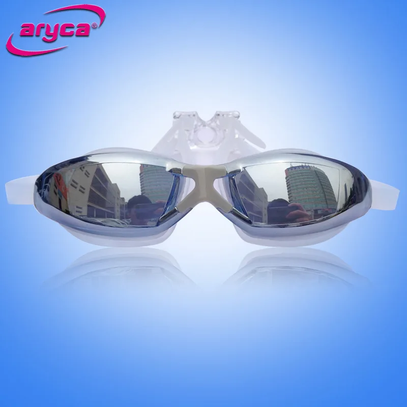 

Aryca Large Frame Goggles High-definition Myopia Men's/Women's Electroplated Plain Glass/Anti-fog Swimming Glasses