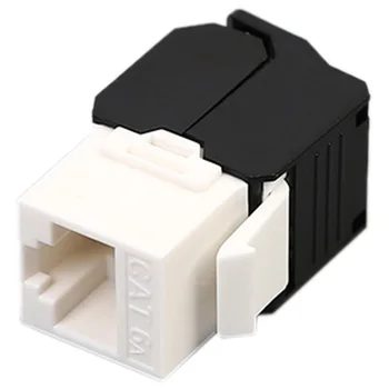 

CAT6 Jacks RJ45 to LSA, Toolless Type, Fits Faceplate/Wallplate & Blank Patch Panel