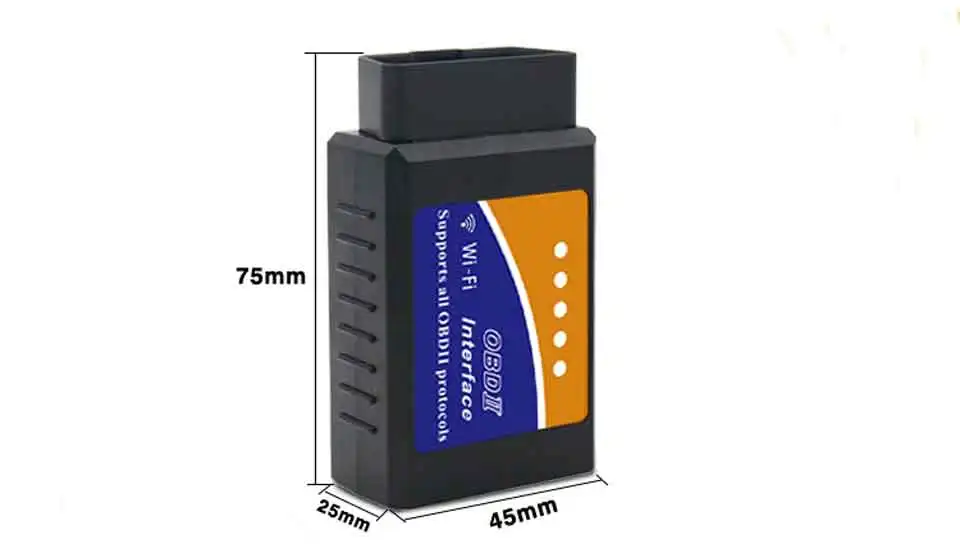 Супер PIC18F25K80 elm327 wifi V1.5 OBD2 автомобильный диагностический сканер лучший elm327 Wi-Fi Mini ELM 327 V 1,5 OBDII iOS диагностический инструмент