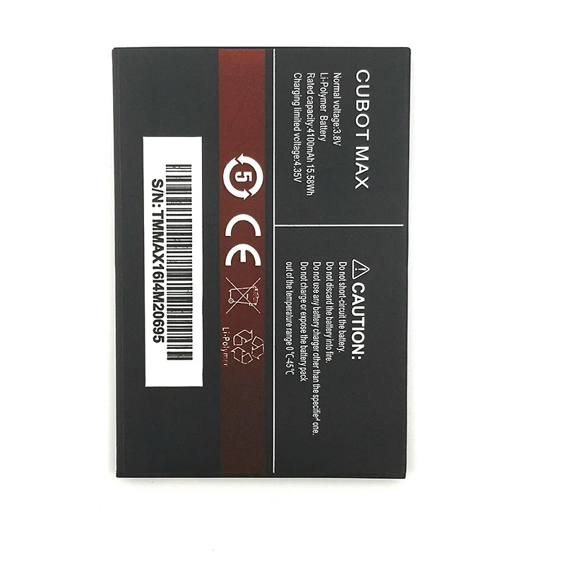 

100% Original 5000mAh Max Battery For Cubot Max Mobile Phone In Stock Latest Production High Quality Battery+Tracking Number