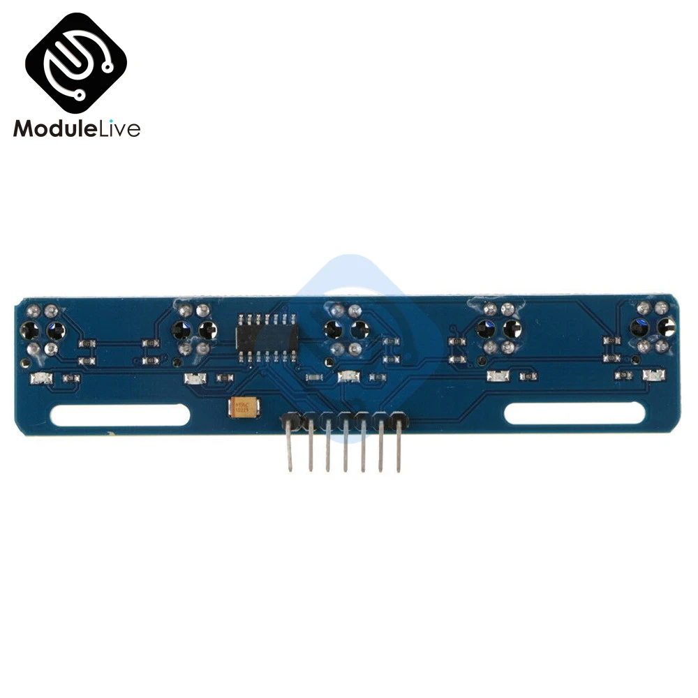 5 Channel 5-CH Infrared Reflective Sensor TCRT5000 KIT Road IR Photoelectric Switch Barrier Line Track Module TCRT5000L Tools