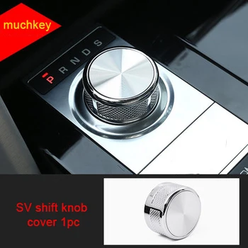 

For Land Rover Range Rover sport HSE 2014-2019 chrome SV shift knob cover 1pc