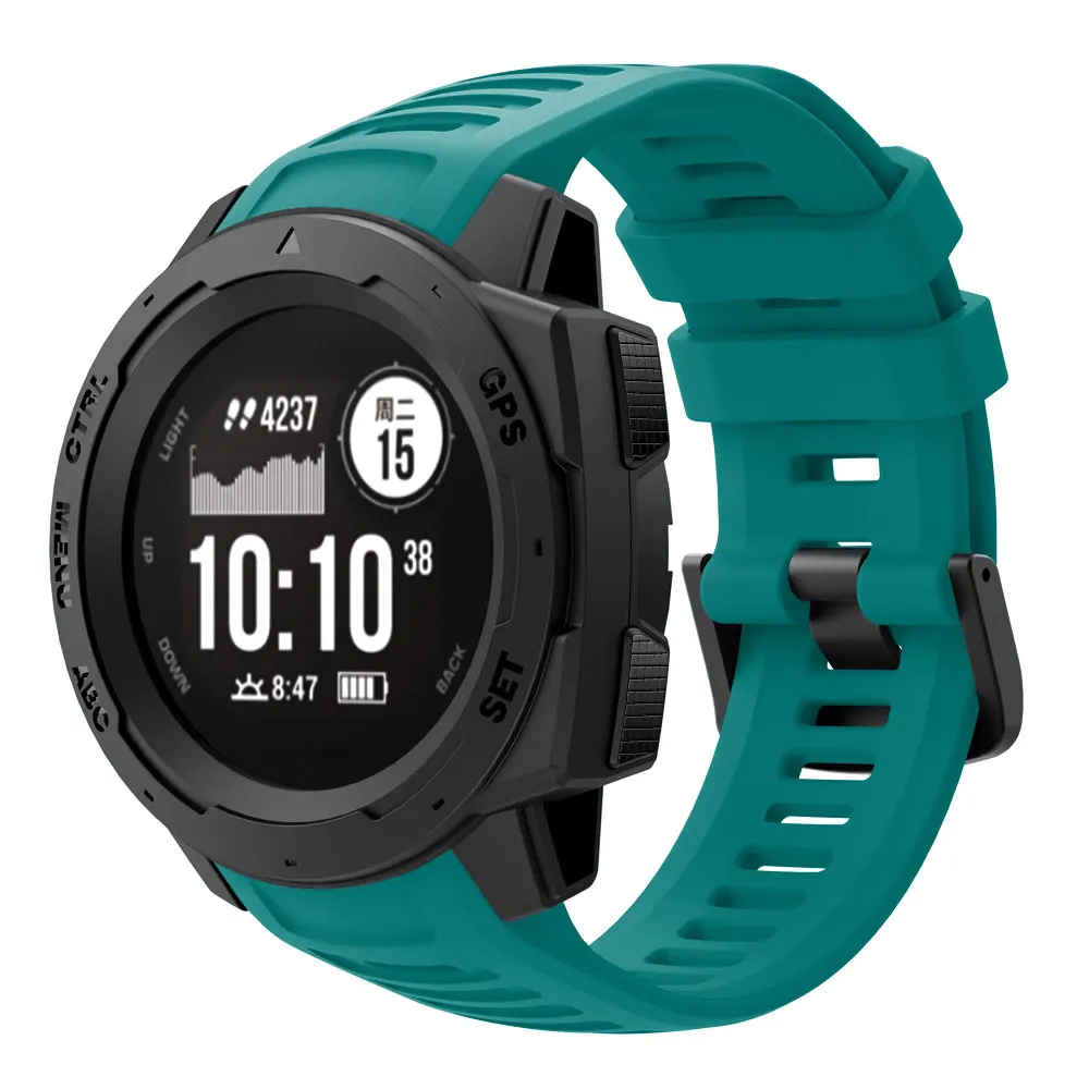 Durable Silicone Fashion Replacement Watch Strap Bracelet in Stylish Design