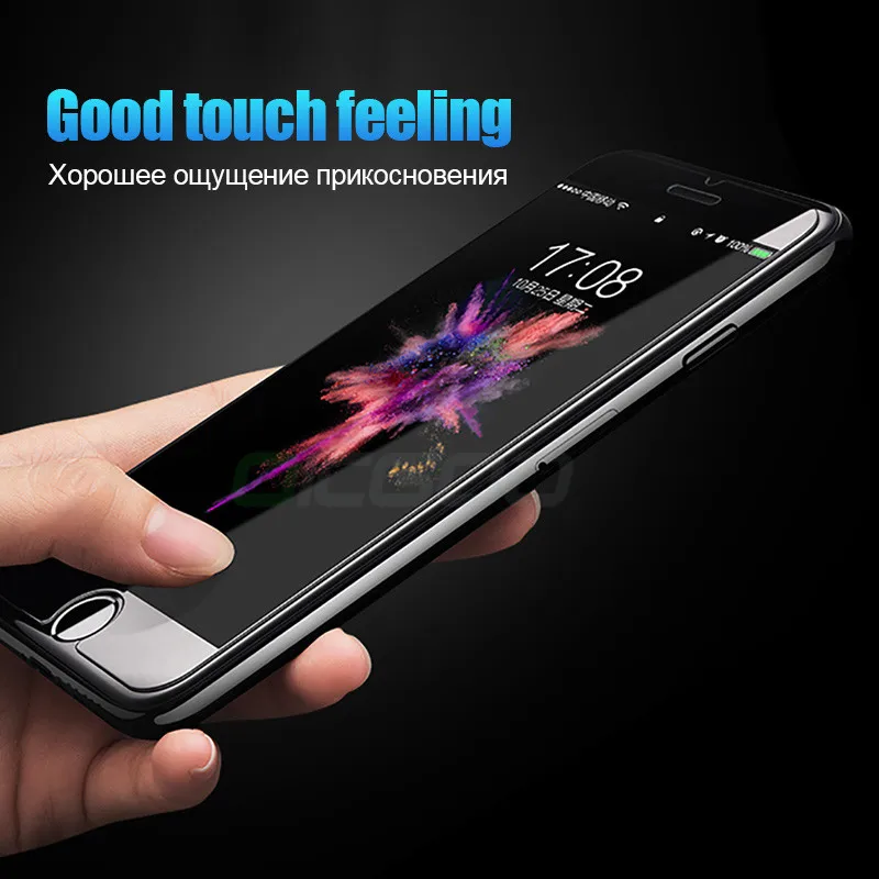 Закаленное защитное стекло 9H для iPhone 7 5S 5 6 6s Xs Max XR 11 Pro 8 Plus|Защитные стёкла и